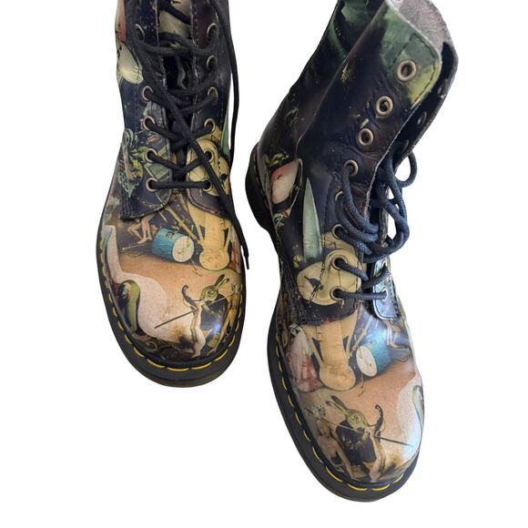 Dr Martens Bosch Collab Garden of Earthly Delights Hell Boot US 12 Mens main image 4